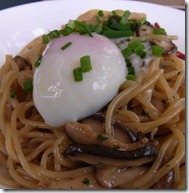 木の子のたまり醤油スパゲッティ